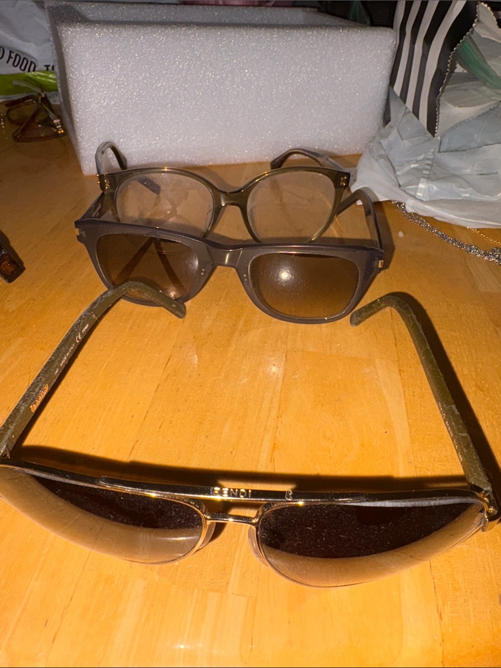 Fendi Men's Sunglasses in Black and Brown Gradient